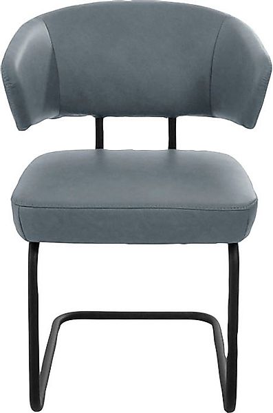 K+W Komfort & Wohnen Freischwinger "Mikkado Tube" () 1 Stk.abgerundeter Rüc günstig online kaufen