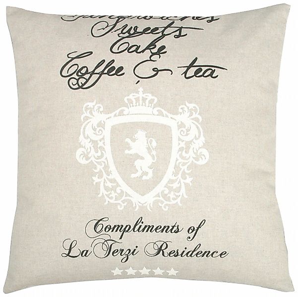 GO-DE Dekokissen "High Tea" (L/B): ca. 50x50 cm günstig online kaufen