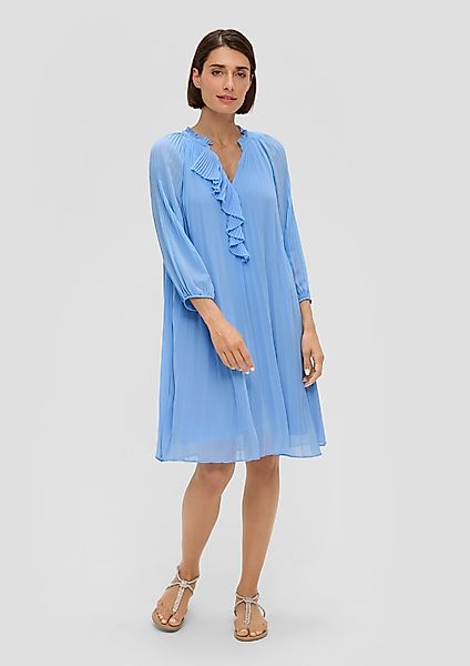 s.Oliver BLACK LABEL Minikleid Plissiertes Kleid günstig online kaufen