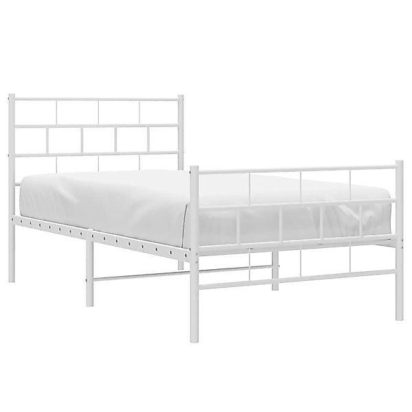 vidaXL Bett Bettgestell mit Kopf- und günstig online kaufen