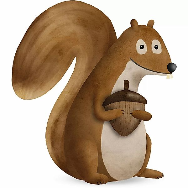 Komar Wandbild Cute Squirrel 40 x 50 cm günstig online kaufen