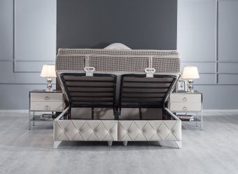 Villa Möbel Boxspringbett Perla (Bett Set, günstig online kaufen