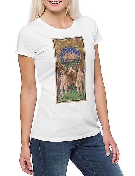 Urban Backwoods Print-Shirt Tarot Arcanum World Damen T-Shirt Karte Karten günstig online kaufen