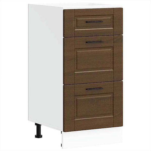 vidaXL Küchenunterschrank Porto Braun Eichen-Optik Holzwerkstoff 854227 günstig online kaufen