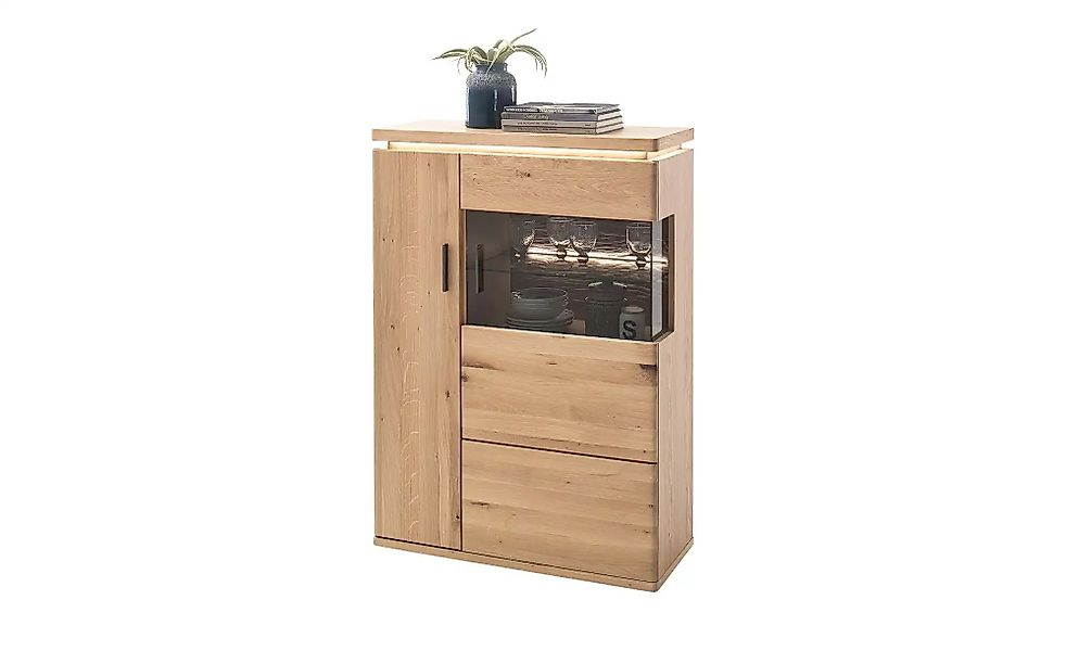 Woodford Highboard  Alone ¦ holzfarben ¦ Maße (cm): B: 90 H: 128 T: 37.0 Ko günstig online kaufen