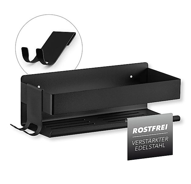 Benkstein Duschablage Dusch-Organizer zum Kleben oder Bohren, 1-tlg., für S günstig online kaufen