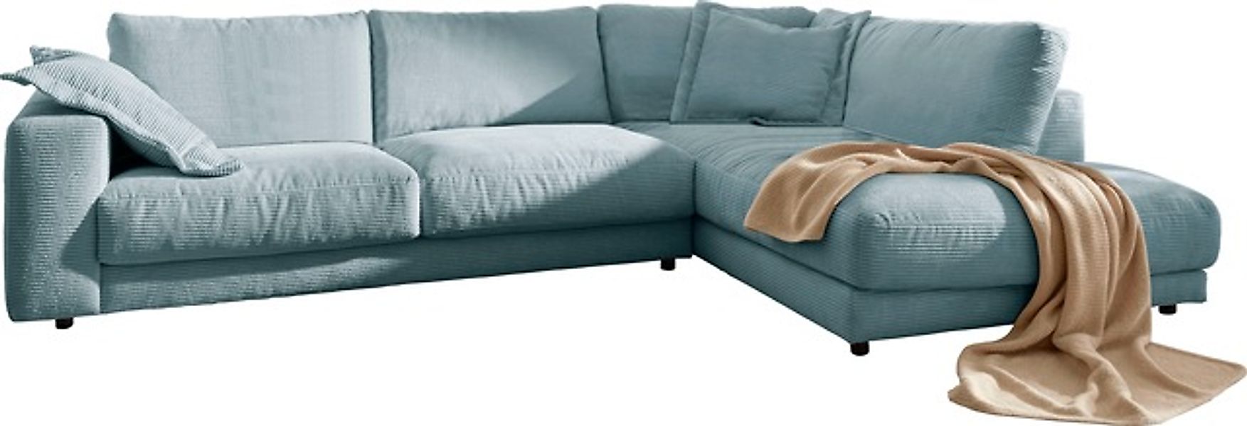 Home affaire Ecksofa »Enisa XXL B/T/H: 325/224/85 cm L-Form« Kuschelig, gem günstig online kaufen