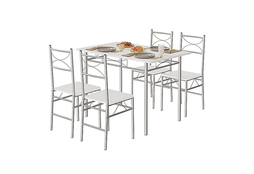 Woltu Garten-Essgruppe, (1-tlg), Esszimmer, Essgruppe für 4 Personen, mit M günstig online kaufen