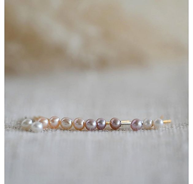 Runde Perlé Paar Ohrstecker winzige Perlenohrstecker 2,5-3 mm, minimalistis günstig online kaufen