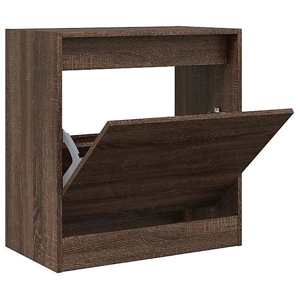 vidaXL Schuhschrank Braun Eichen-Optik 60x34x63,5 cm Holzwerkstoff 839944 günstig online kaufen