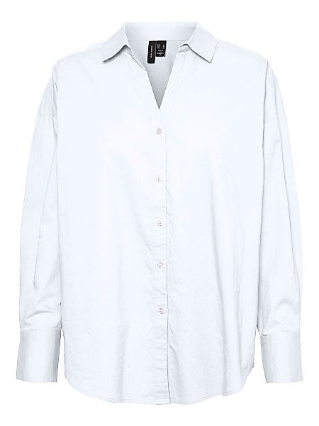 VERO MODA Farbige Langarmhemd Damen White günstig online kaufen