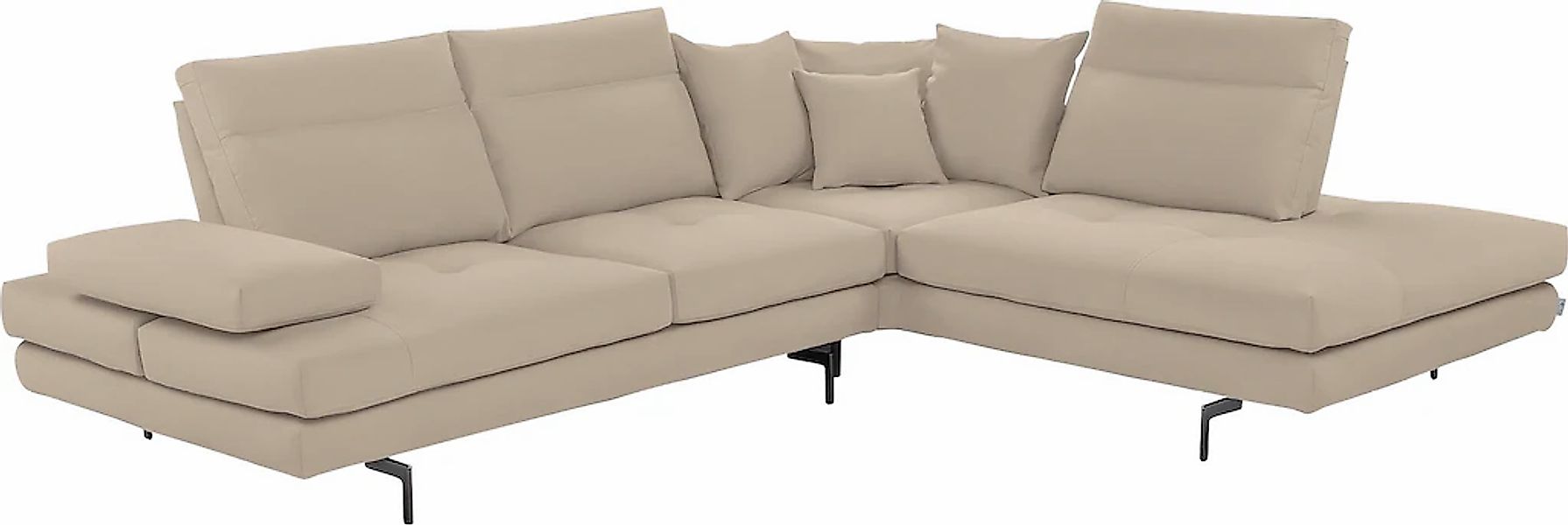 CALIA ITALIA Ecksofa "Toby Wing, Komfortsofa mit Sitzkomfort der Extraklass günstig online kaufen