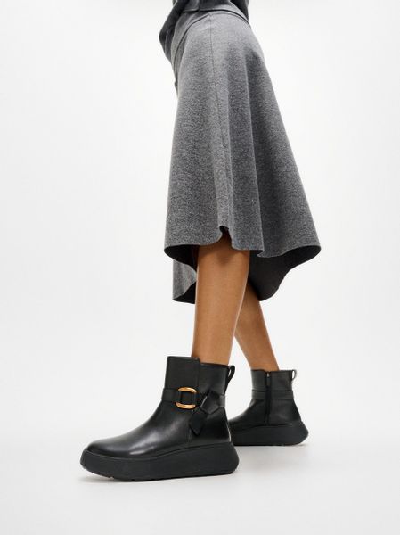 Fitflop F-MODE SQUARE-RING Plateaustiefelette Boots, Chunky günstig online kaufen