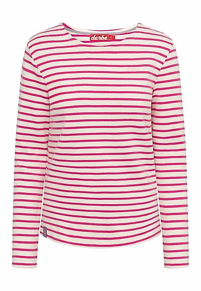 Derbe Langarmshirt "Interstriped", French terry, gestreift, hochwertiger St günstig online kaufen