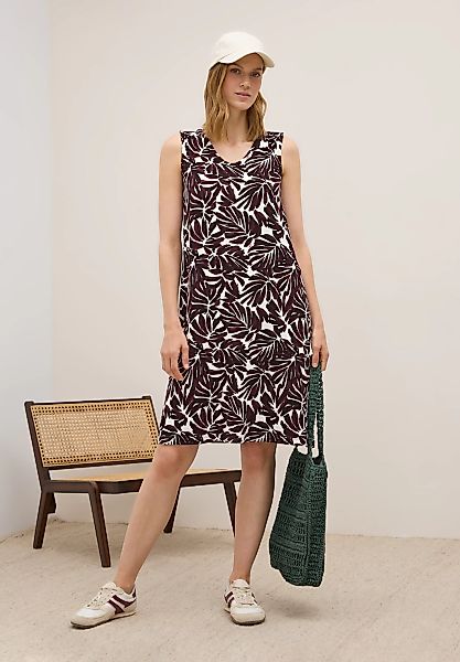 Cecil Jerseykleid Ohne Taschen Sommerkleid mit Raffung an den Schultern und günstig online kaufen