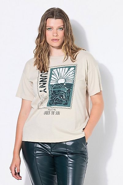 Studio Untold T-Shirt T-Shirt oversized Sun-Print Pailletten günstig online kaufen