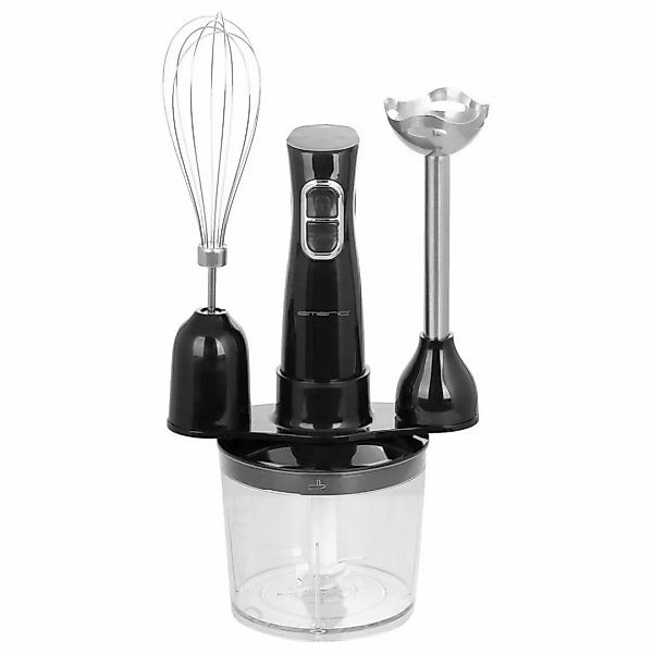 Emerio Stabmixerset HB-128185.1 schwarz Kunststoff Edelstahl B/H/T: ca. 6x3 günstig online kaufen