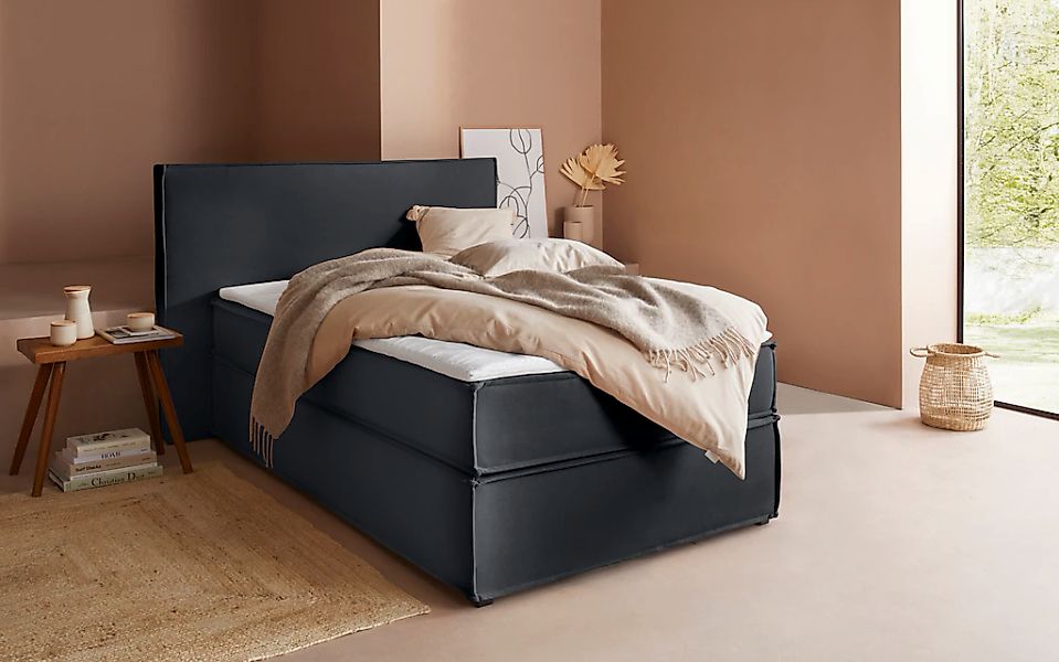 LeGer Home by Lena Gercke Boxspringbett "Yuma", incl. Topper, in 4 Breiten, günstig online kaufen