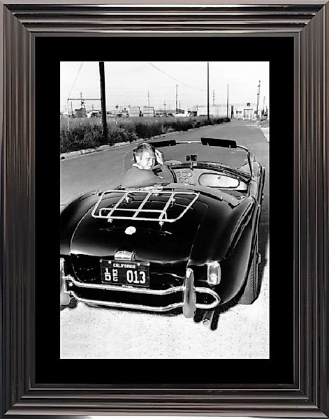 Foto mit Rahmen McQueen AC Cobra 60*80 cm Schwarz günstig online kaufen