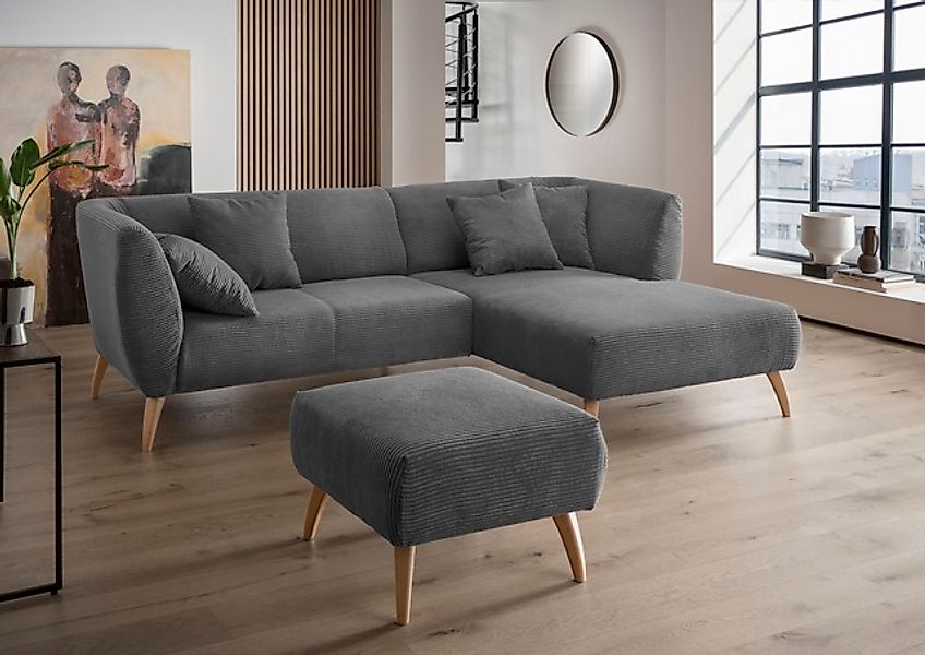 INOSIGN Ecksofa »Colori Polstermöbel mit zeitlos eleganter Rückenführung. L günstig online kaufen
