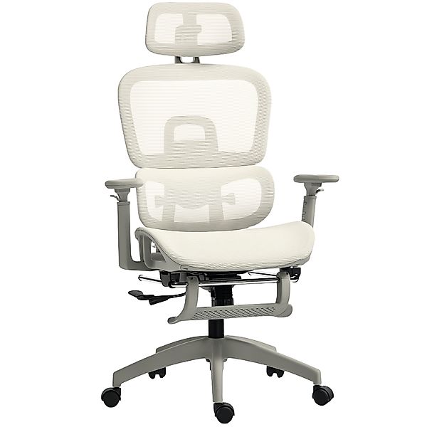 HOMCOM Bürostuhl mit Wippfunktion Liegefunktion Ergonomisch Schreibtischstu günstig online kaufen