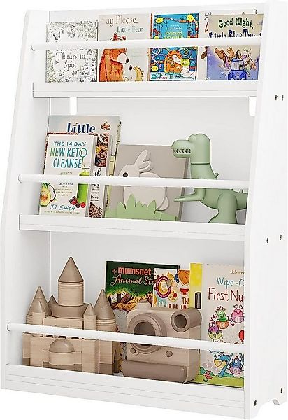 EUGAD Kinderregal, 1-tlg., Kinderbücherregal mit 3 offenen Fächern aus MDF günstig online kaufen