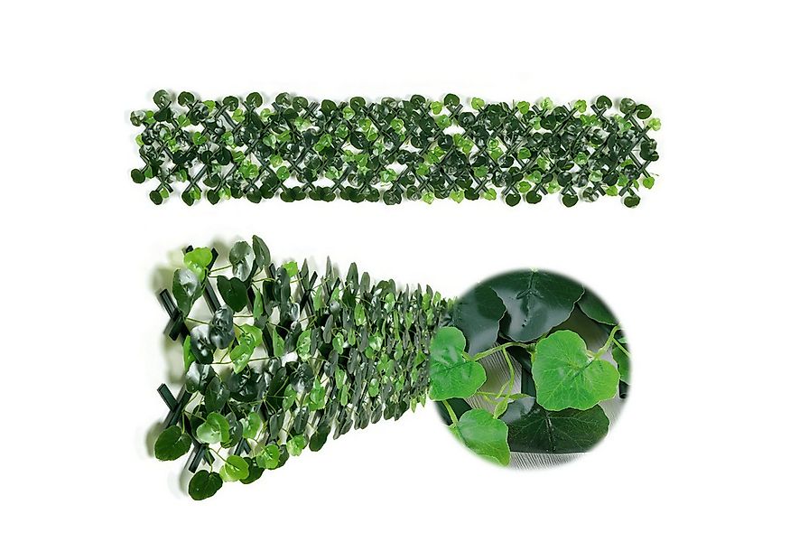 BlingBin Gartenzaun erweiterbarer Künstliche Hecken Sichtschutzzaun mit Blu günstig online kaufen