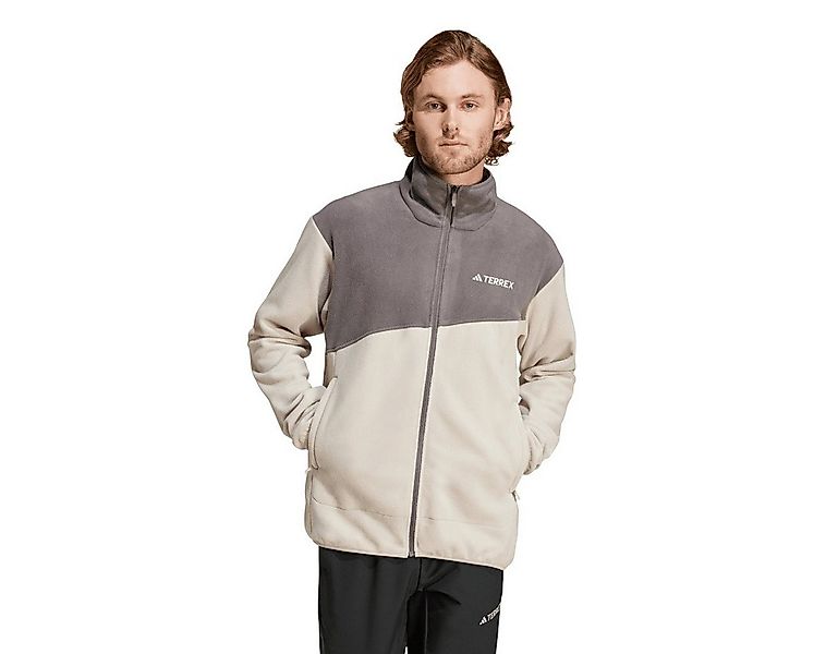 adidas Performance Fleecejacke Terrex Multi Full Zip beige/charcoal Herren günstig online kaufen