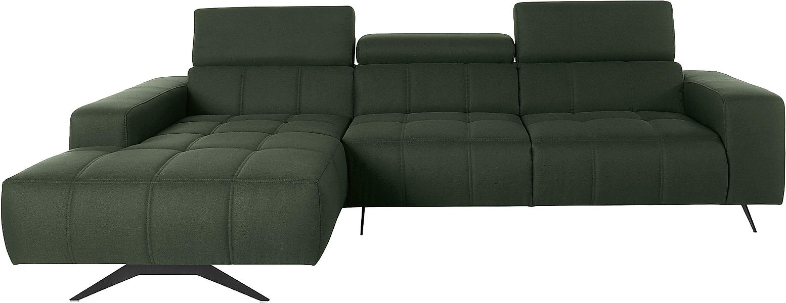 DOMO collection Ecksofa "Trento L-Form, mit Kufenfuß oder Einzelfuß", wahlw günstig online kaufen