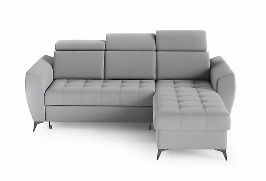 MOEBLO Ecksofa IDAHO I, Couch für Wohnzimmer, Schlafsofa Sofagarnitur Sofa günstig online kaufen