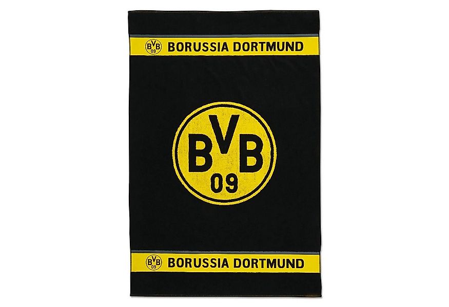 BVB Badetuch BVB-Badetuch Emblem 100x150 cm, Baumwolle (Packung, 1-St), mit günstig online kaufen