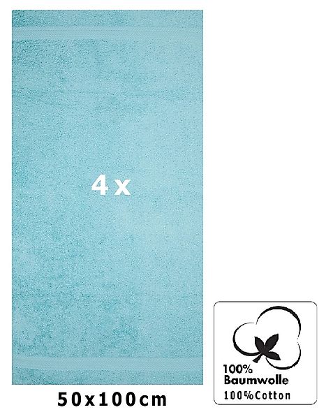 Betz Handtücher 4 Stück Handtücher Premium 50x100 cm, 100% Baumwolle (4-St) günstig online kaufen