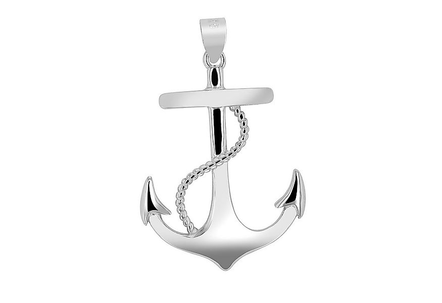 Adelia´s Kettenanhänger hochwertiger Anker Anhänger aus 925 Sterling Silber günstig online kaufen