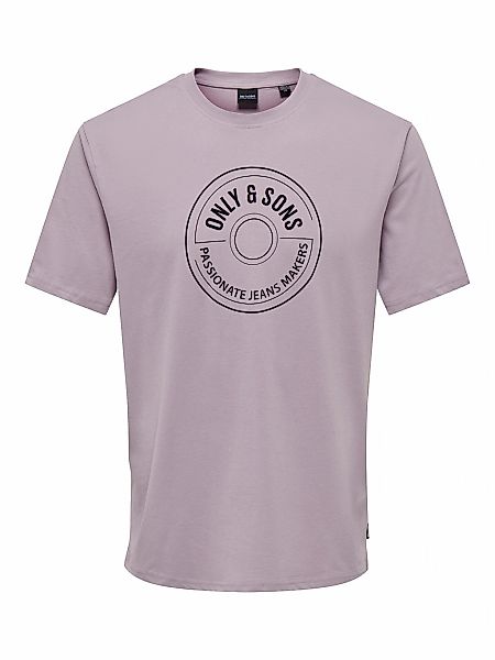 ONLY & SONS Rundhalsshirt "ONSLAMER LIFE REG LOGO SS TEE" günstig online kaufen