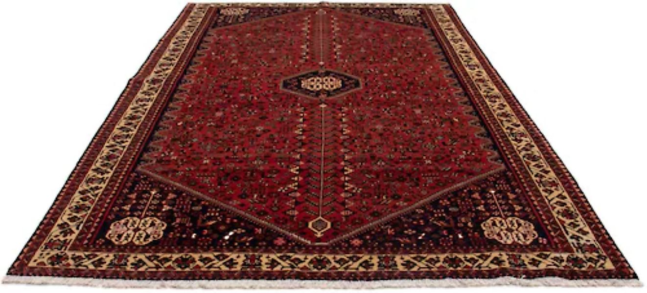morgenland Wollteppich »Shiraz Medaillon Rosso scuro 300 x 200 cm«, rechtec günstig online kaufen