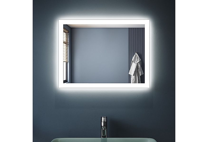 SONNI Badspiegel Badezimmerspiegel LED Spiegel Wandspiegel mit Touch-Schalt günstig online kaufen