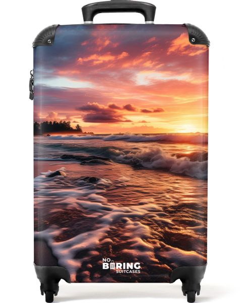 NoBoringSuitcases.com© Hartschalen-Trolley Meer bei Sonnenuntergang 55x35x2 günstig online kaufen
