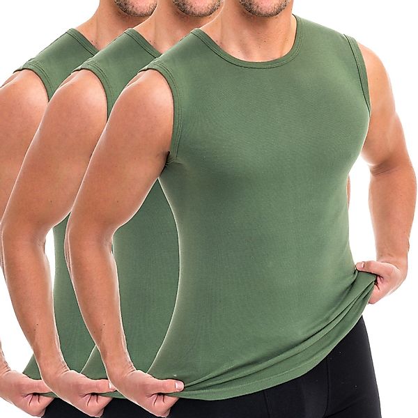 HERMKO Achseltop 3040 3er Pack Herren günstig online kaufen