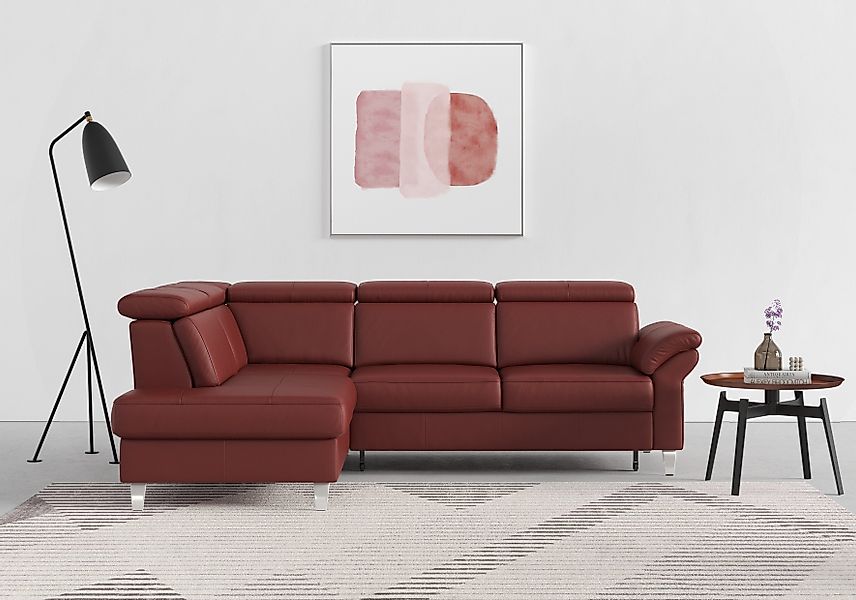 sit&more Ecksofa Arngast L-Form, inklusive Kopfteilverstellung günstig online kaufen