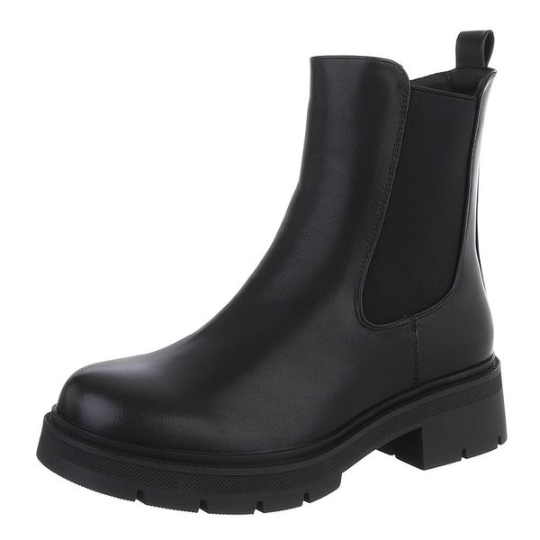 Ital-Design Stylische Chelsea-Boots mit elastischen Einsätzen günstig online kaufen