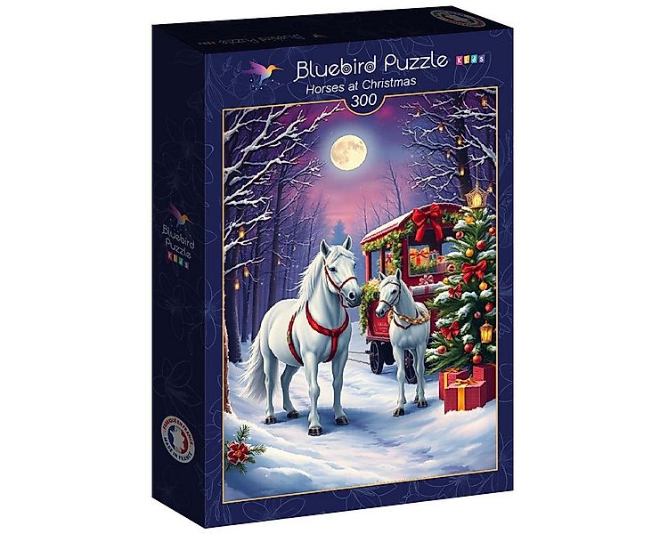 Bluebird Puzzle Puzzle Pferde an Weihnachten, Puzzleteile günstig online kaufen
