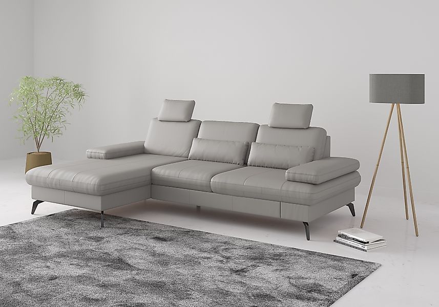 sit&more Ecksofa »Morris L-Form, inkl. Sitztiefenverstellung« wahlweise mit günstig online kaufen
