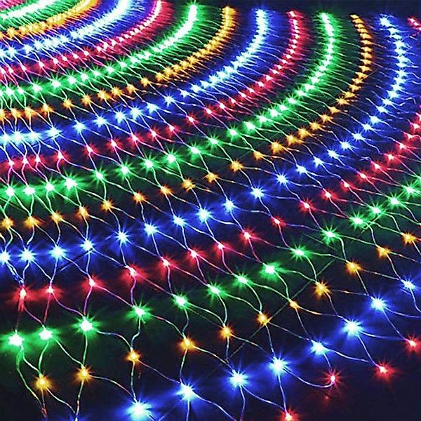 MUPOO LED-Lichterkette LED Lichternetz,Lichtervorhang,LED Lichterkette Netz günstig online kaufen