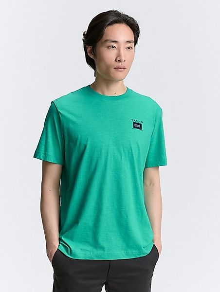 TOM TAILOR T-Shirt Basic T-Shirt in Melange-Optik günstig online kaufen