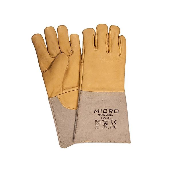 Nitras Hitzeschutzhandschuhe NITRAS Micro-Welder Schweißerhandschuhe, Rinds günstig online kaufen