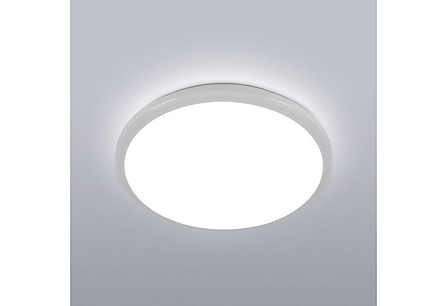 Goeco LED Deckenleuchte Runde LED-Deckenleuchte, 24W Badezimmerleuchte, 30c günstig online kaufen