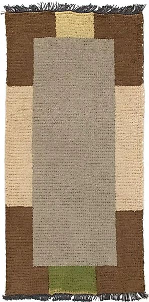 morgenland Wollteppich »Nepal Teppich handgeknüpft grau«, rechteckig, handg günstig online kaufen