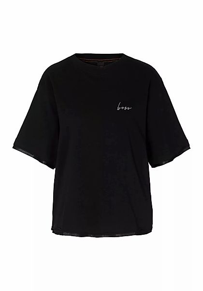 BOSS ORANGE T-Shirt "C Enis satin edge", mit unterlegtem Satin günstig online kaufen