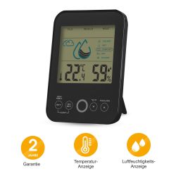 Miraval Klimamesser Miraval Raumklimastation Schimmelwarner, Lüftungsempfeh günstig online kaufen