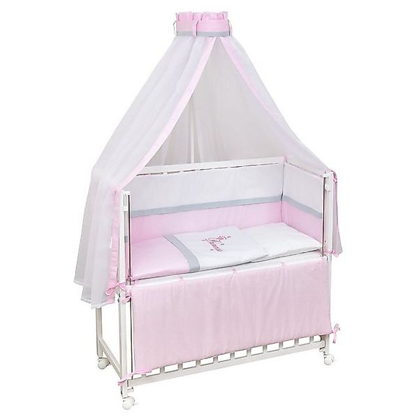 Baby-Delux Beistellbett Babybett Princess, Stillbett 90x40 weiß höhenverste günstig online kaufen